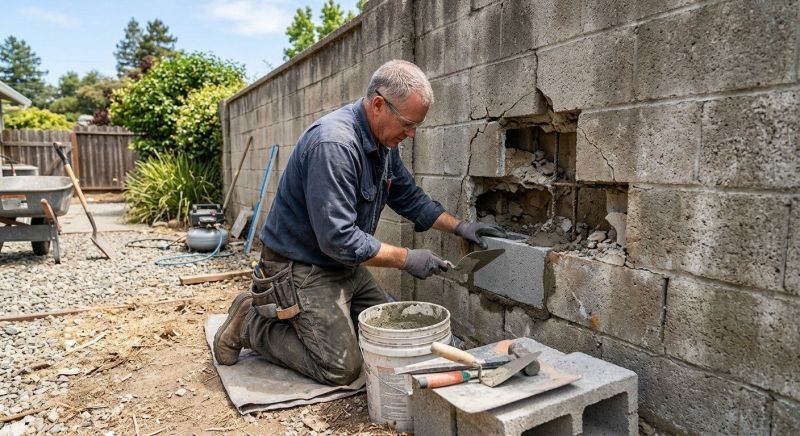 Rock Wall Repair