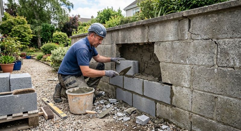 Block Wall Repair in Grosse Pointe, MI