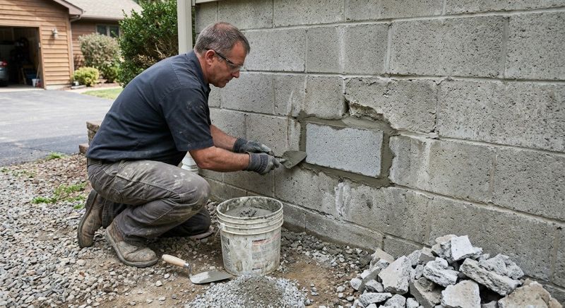 Block Wall Repair in Macomb, MI