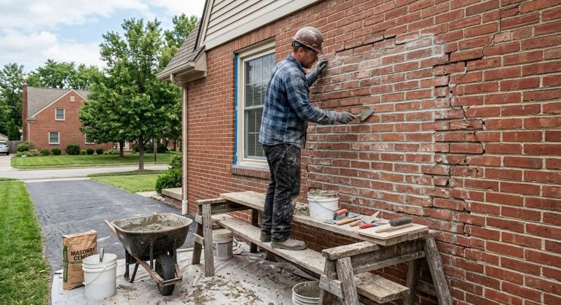 Brick Flatwork Repair in Armada, MI