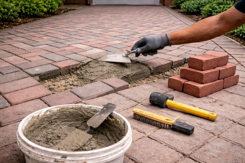 Brick Flatwork Repair in Birmingham, MI