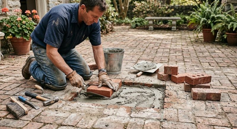 Brick Flatwork Repair in Grosse Pointe, MI