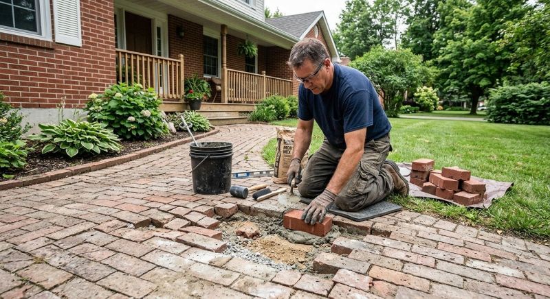 Brick Flatwork Repair in Romeo, MI