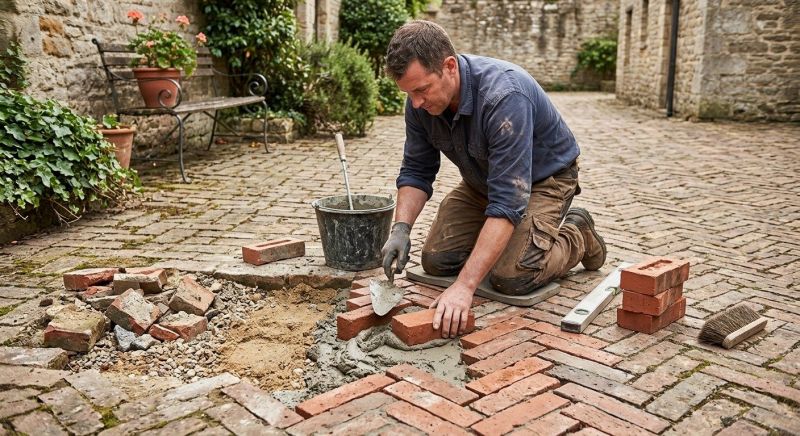 Brick Flatwork Repair in West Bloomfield, MI