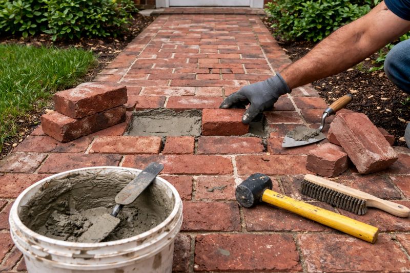 Brick Hardscape Repair in Oakland County, MI