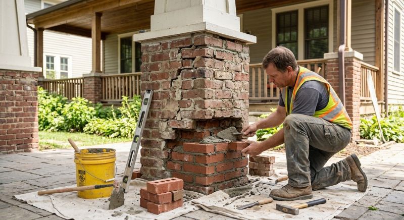 Brick Restoration in Fraser, MI