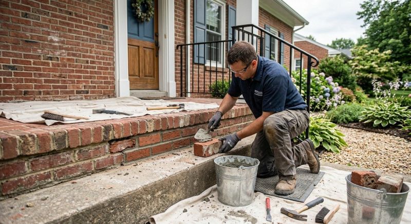 Brick Stairs Repair in Waterford, MI