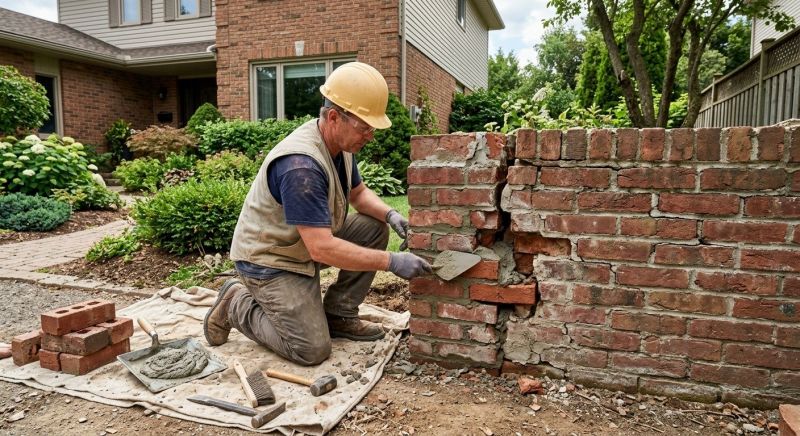 Brick Wall Repair in Harrison Township, MI