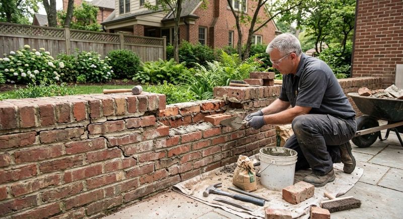 Brick Wall Repair in Oakland County, MI