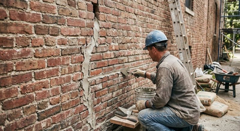Brick Wall Repair in Walled Lake, MI