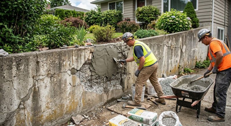 Retaining Wall Repair in Fraser, MI