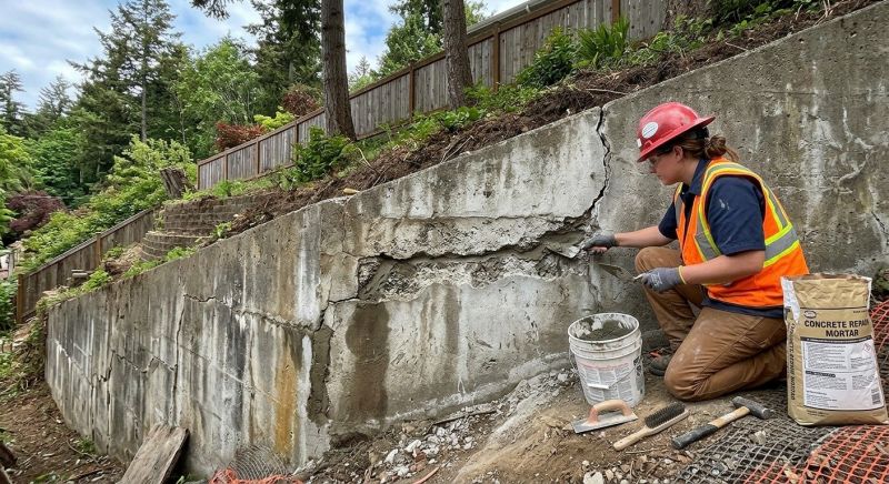 Retaining Wall Repair in Oxford, MI
