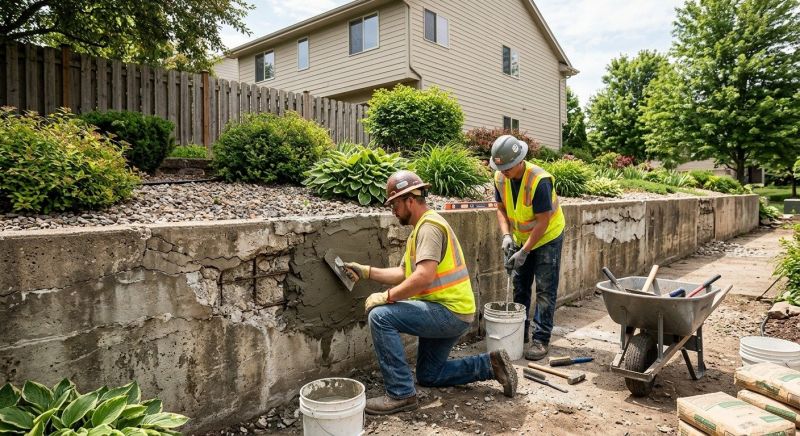 Rock Wall Repair in Oakland County, MI