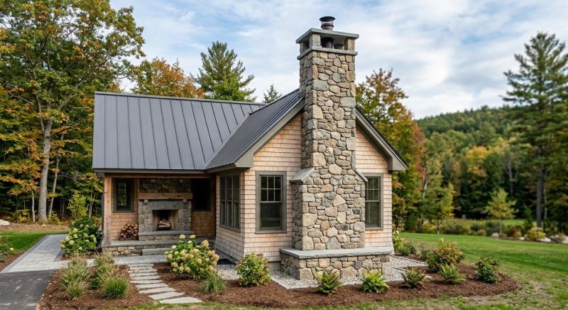 Stone Chimney Installation in Franklin, MI