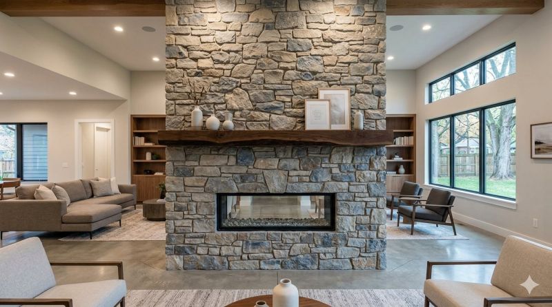 Stone Chimney Installation in Oak Park, MI