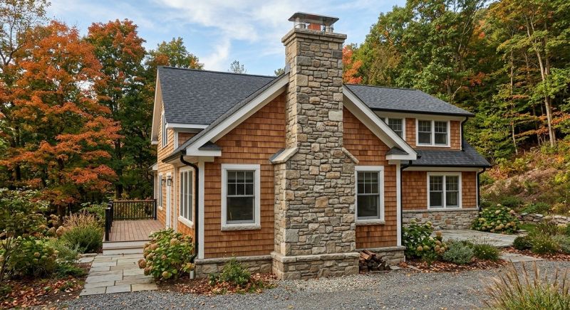 Stone Chimney Installation in Troy, MI