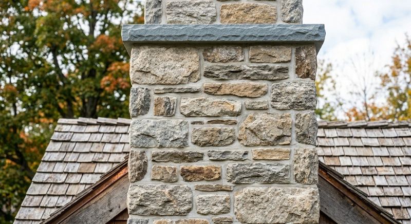 Stone Chimney Installation in Troy, MI