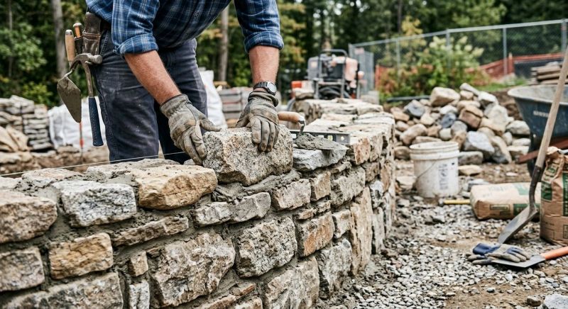 Stone Masonry Installation in Wayne County, MI