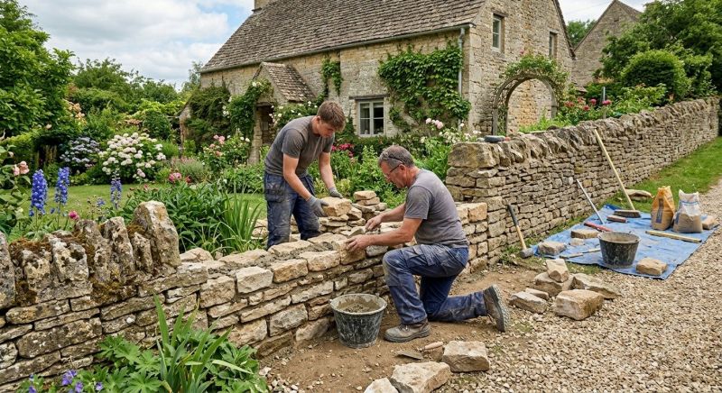 Stone Wall Repair in Canton, MI