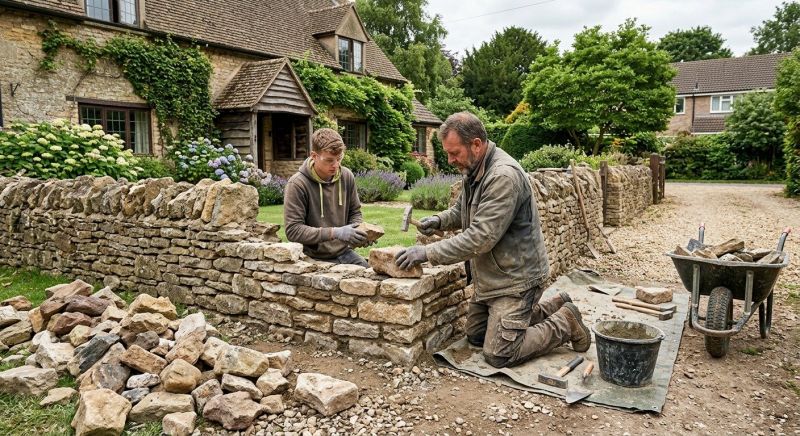 Stone Wall Repair in Macomb County, MI