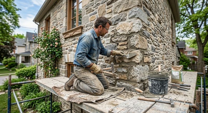 Stonework Repair in Macomb County, MI