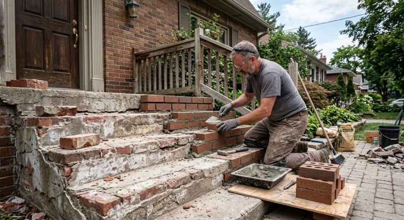 Stonework Repair in Saint Clair Shores, MI